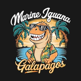 Galapagos marine iguana. Iguanas. Lizards lovers T-Shirt