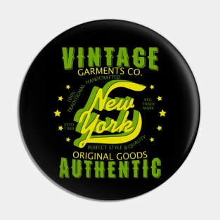 Vintage design New York Garment Pin