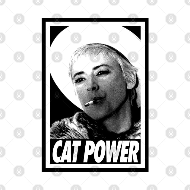 Cat Power - Portrait retro by DoctorBlue