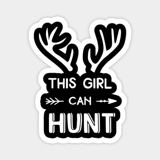 This Girl Can Hunt Magnet