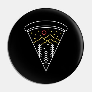 Pizza Mountains Pin