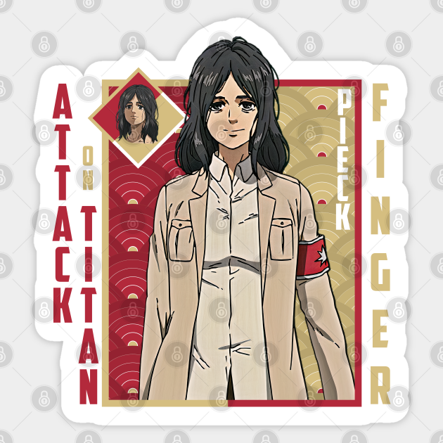 Attack On Titan Pieck Finger Pieck Finger Sticker Teepublic Collection by lily dale • last updated 1 day ago. attack on titan pieck finger