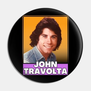 John travolta (retro) Pin