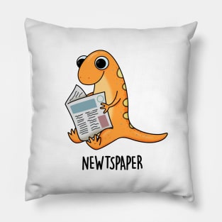 Newtspaper Animal Pun Pillow