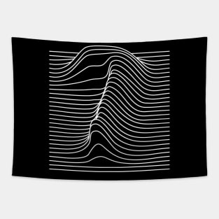 number 7 wave lines Tapestry