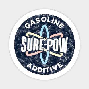 Sure-Pow Gasoline Additive (Redesigned - Dark Blue Worn) Magnet