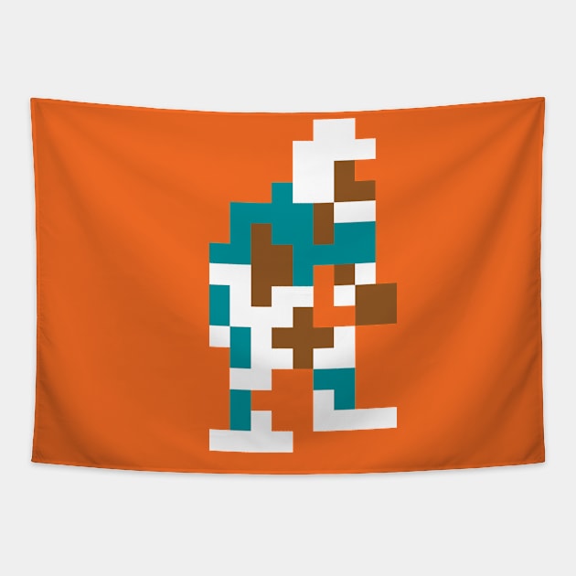 8-Bit Linebacker - Miami Tapestry by The Pixel League