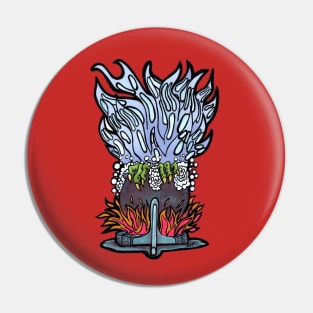 Cauldron Bubble Pin