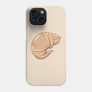 Cat Croissant Phone Case