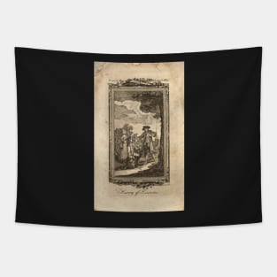 history of lauretta 1775 - Paul Revere Tapestry