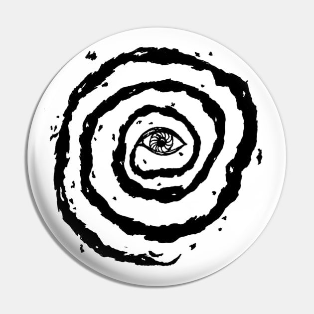 All-Seeing Void (Black) Pin by NightmareCraftStudio