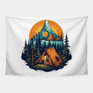 Camping Scene #12 Tapestry