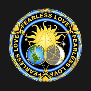 Fearless Love-Sun, Moon & Earth trinity T-Shirt