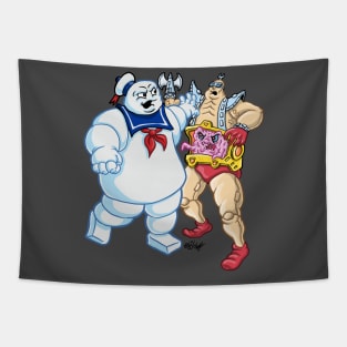 stay puft vs krang Tapestry