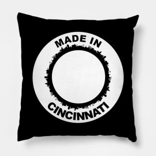 Made in Cincinnati Ohio Pride Pillow