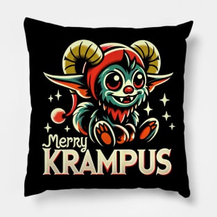 Merry Krampus Pillow