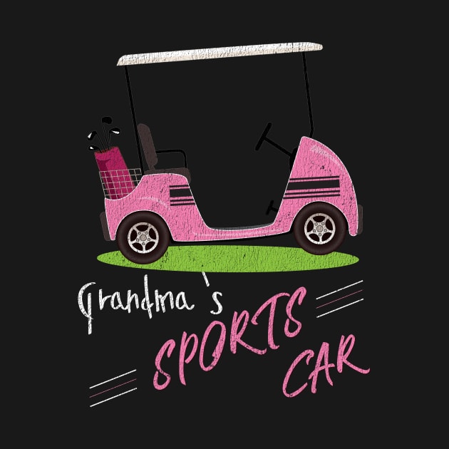 Grandma's Funny Golf Cart T-Shirt for Grandma by bbreidenbach