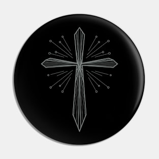 Cross design Pin