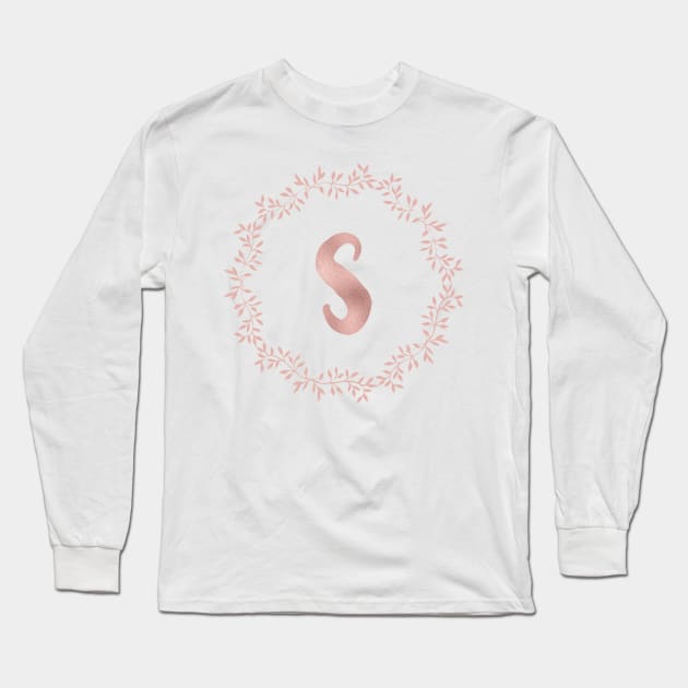 Monogram Gold Letter S | Classic T-Shirt