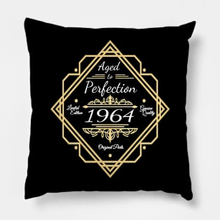 60th Birthday Aged to Perfection Class of 1964 Pillow