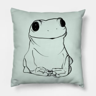 Polite Little Frog I Pillow