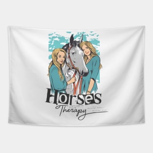 Horse Girl Tapestry