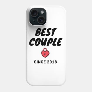 Best Couple since 2018 - third year anniversary - matching couple outfit Phone Case