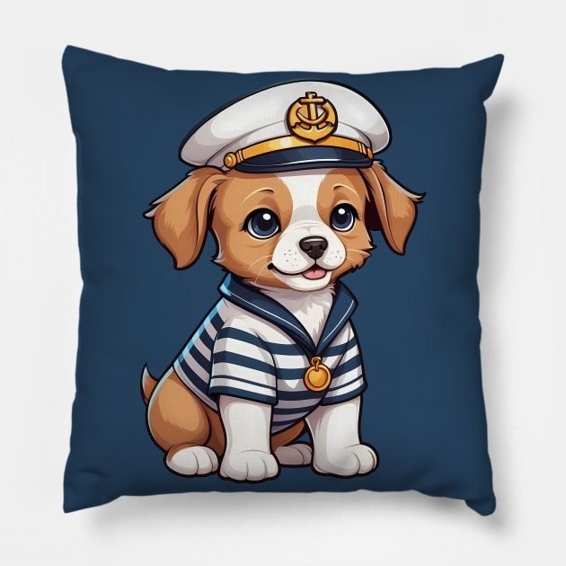 Cute Sailor Puppy Pillow by Leon Star Shop