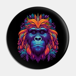 Funky Hippie Gorilla Pin