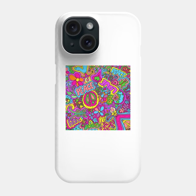 More Love and Peace Phone Case by TheSkullArmy