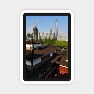 Over the Roofs of the Old City - Shanghai Magnet