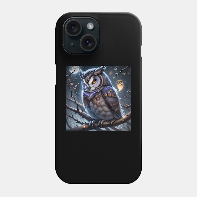 Midnight Owl Phone Case by Shiwwa