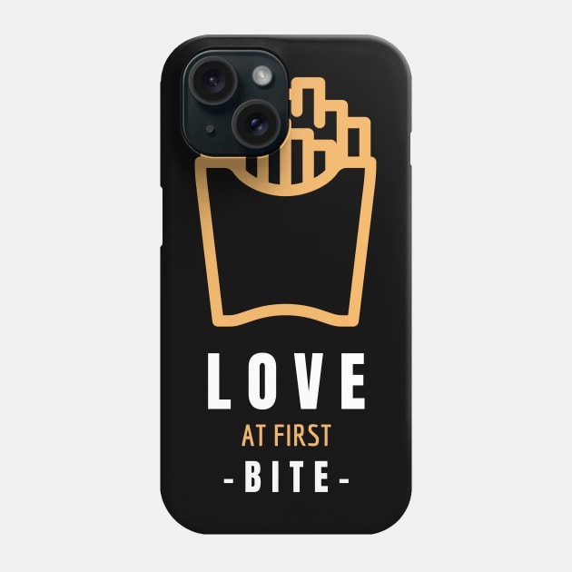 French Fries - Love at First Bite - Fries Lovers Gift Phone Case by stokedstore