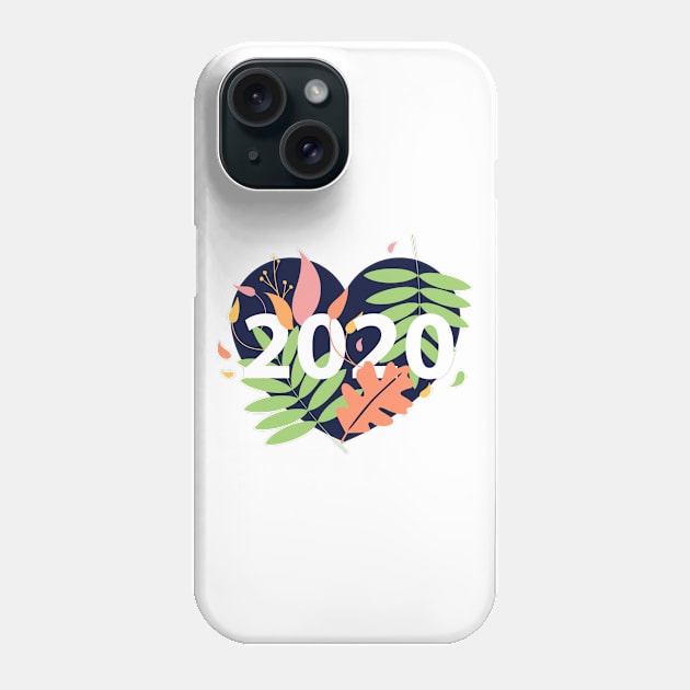 Happy new year 2020 Phone Case by zeevana