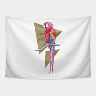 Scarlet Macaw Tapestry