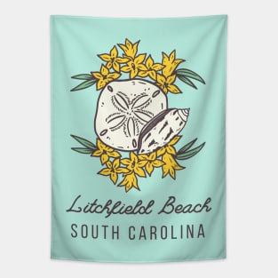 Litchfield Beach South Carolina SC Tourist Souvenir Tapestry