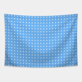 Light Azure Polka Dots Tapestry