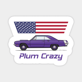 Plum Crazy 2 Magnet