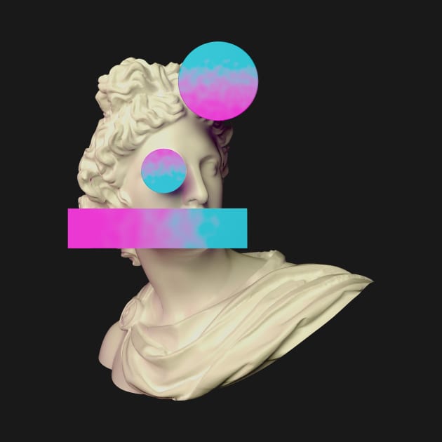 NFT Statue - Vapor Wave by info@dopositive.co.uk