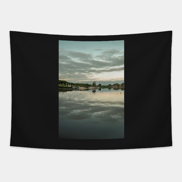 River Bure at dusk Tapestry by yackers1
