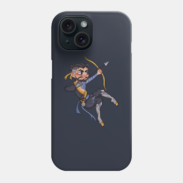 Overwatch Hanzo Shimada Chibi Phone Case by Beedle Goods