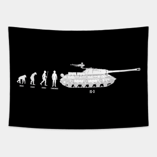 The comic crew of the IS-3 tank Tapestry