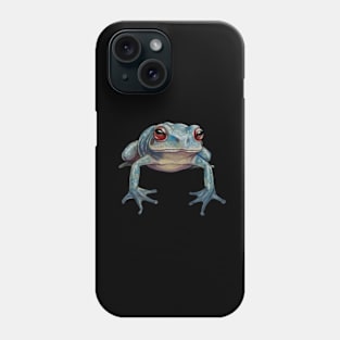 Blue Tropical Frog, Love Frogs Phone Case