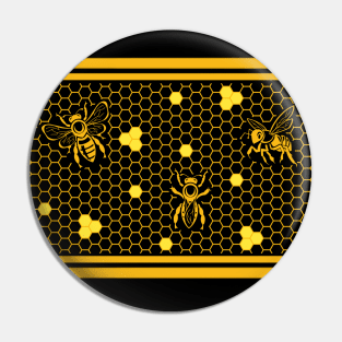 Bee honeycomb Pin