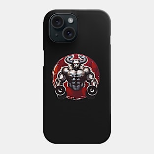 Muscular bull Phone Case