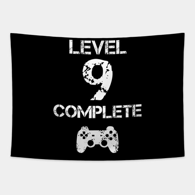 Level 9 Complete T-Shirt - Celebrate 9th Wedding - Gift Tapestry by Ilyashop