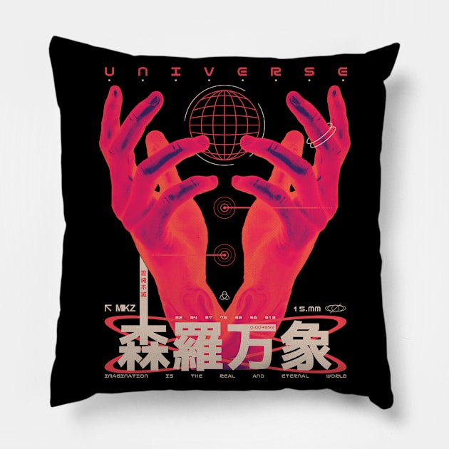 Universe - MKZ Pillow by MIKEZ