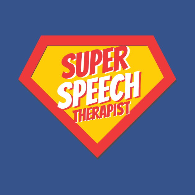 Speech Therapist Gifts | Super Speech Therapist by BetterManufaktur