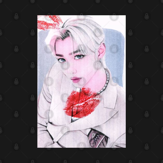 K-Pop Stray Kids Felix Fan Art by ArtFulArts