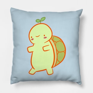 Cute Turtle art Pillow